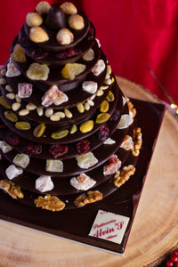 Alberelli fatti di cioccolato