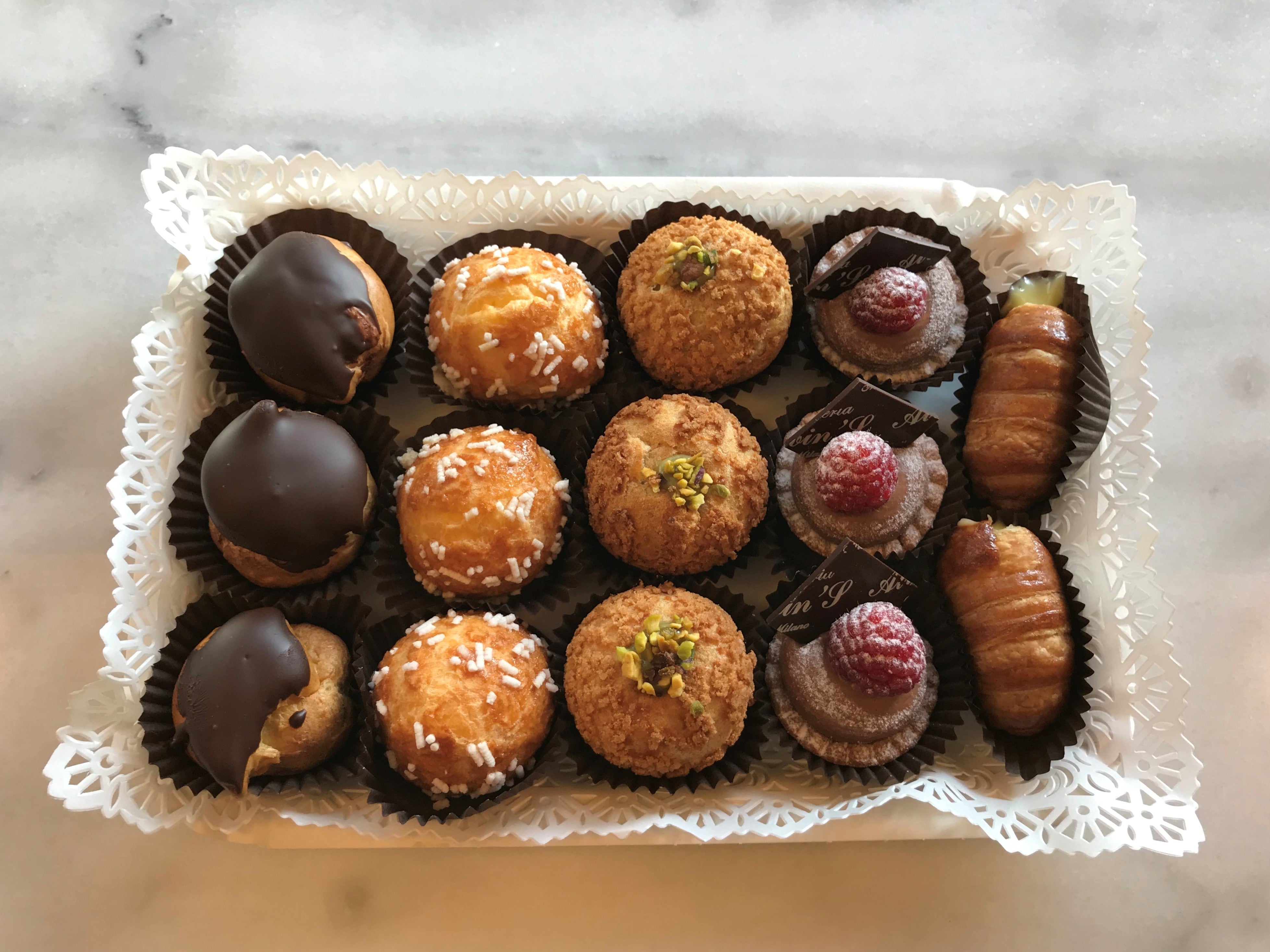 Vassoio di 8 Pasticcini